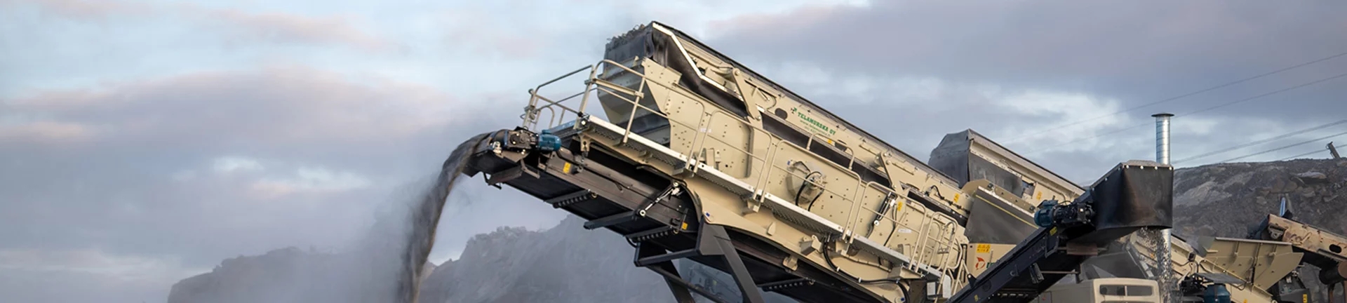 Typical application of KMR bearing in crawler mobile equipment