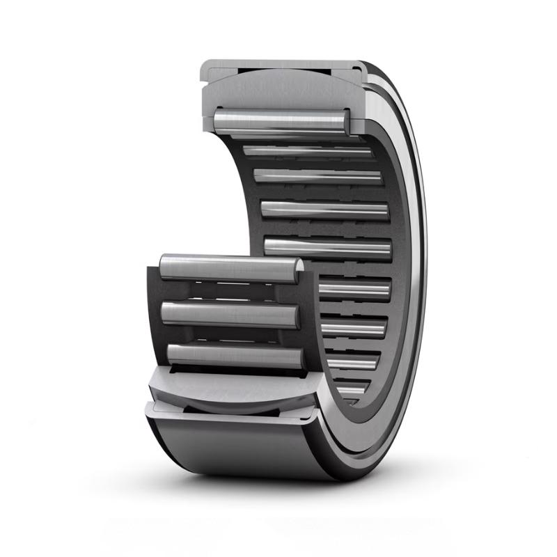 Aligning needle roller bearings without inner ring